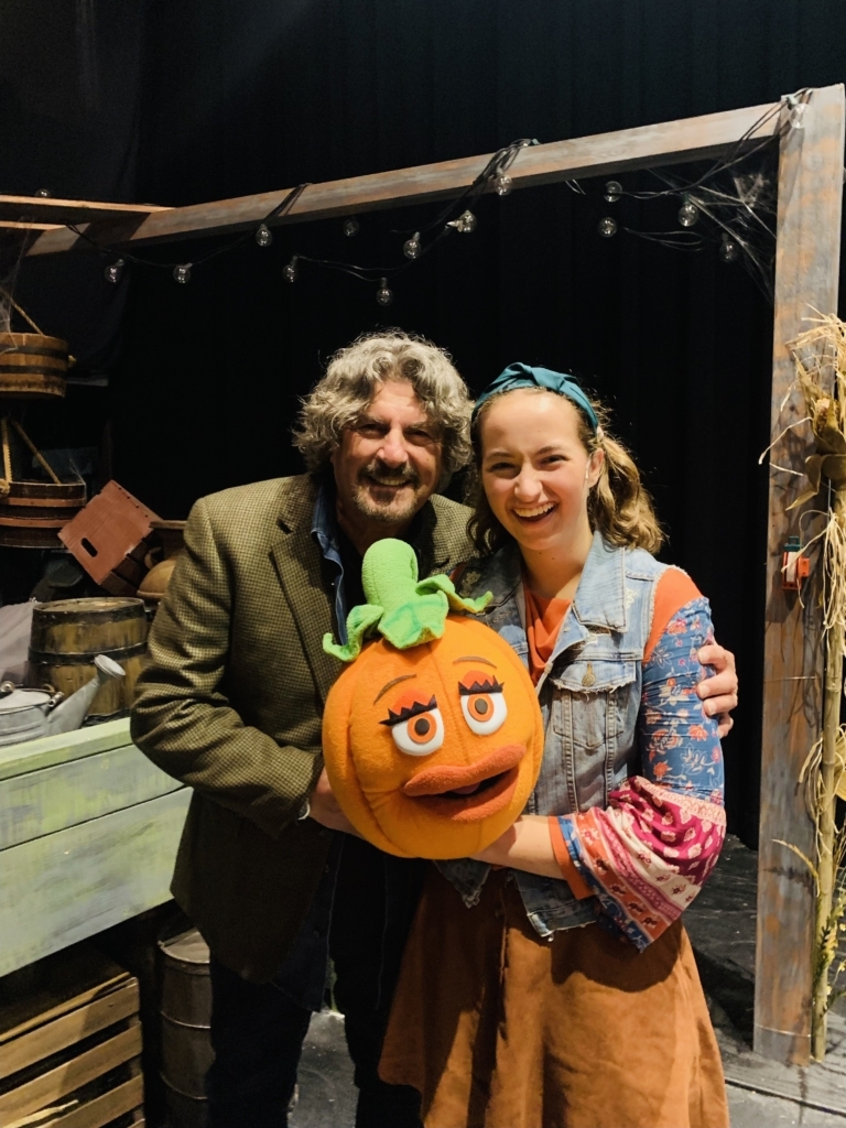 Ella Schumacher with author Joe Troiano. Contributed photo