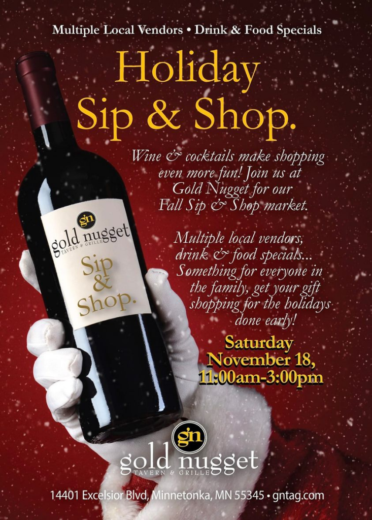 Holiday Sip and Shop at Gold Nugget