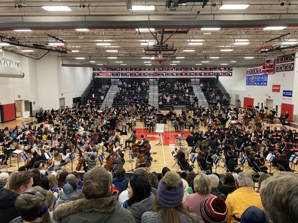 The District Orchestra Festival at EPHS on Jan. 30, 2023. Photo by Juliana Allen