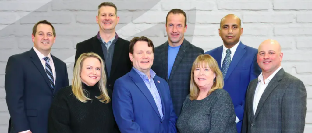 The Eden Prairie School Board with Superintendent Josh Swanson. (L-R) Front: Abby Libsack, Aaron Casper, Kim Ross, Steve Bartz; Back: Swanson, Charles "CJ" Strehl, Dennis Stubbs, Debjyoti "DD" Dwivedy. Photo by EP Schools