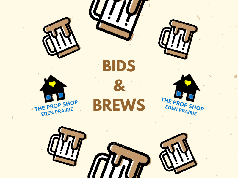 The second annual "Bids and Brews" event will take place April 11 at Fat Pants Brewing Co. Contributed image