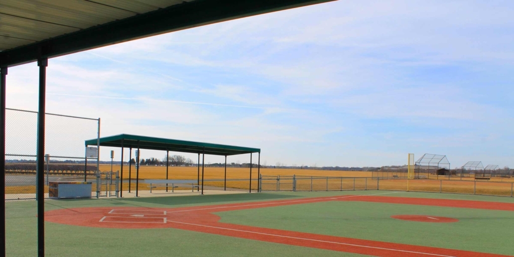 Use of Flying Cloud Airport property for youth athletic fields – including the Miracle Field diamond for youth with disabilities – is being extended for six years, under a lease agreement between the Metropolitan Airports Commission and the City of Eden Prairie. Photo by Mark Weber