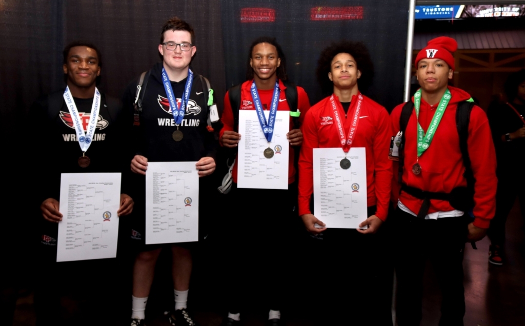 Eden Prairie crowns two champions, with three wrestlers placing at state meet