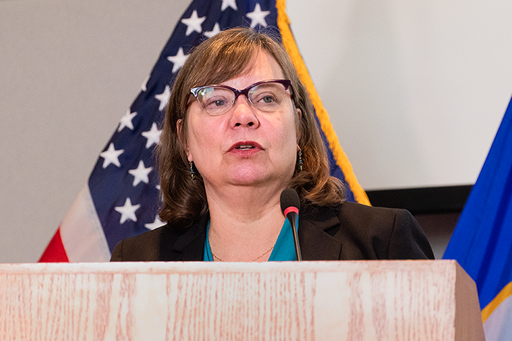 State Economist Laura Kalambokidis. MinnPost photo by Tom Olmscheid