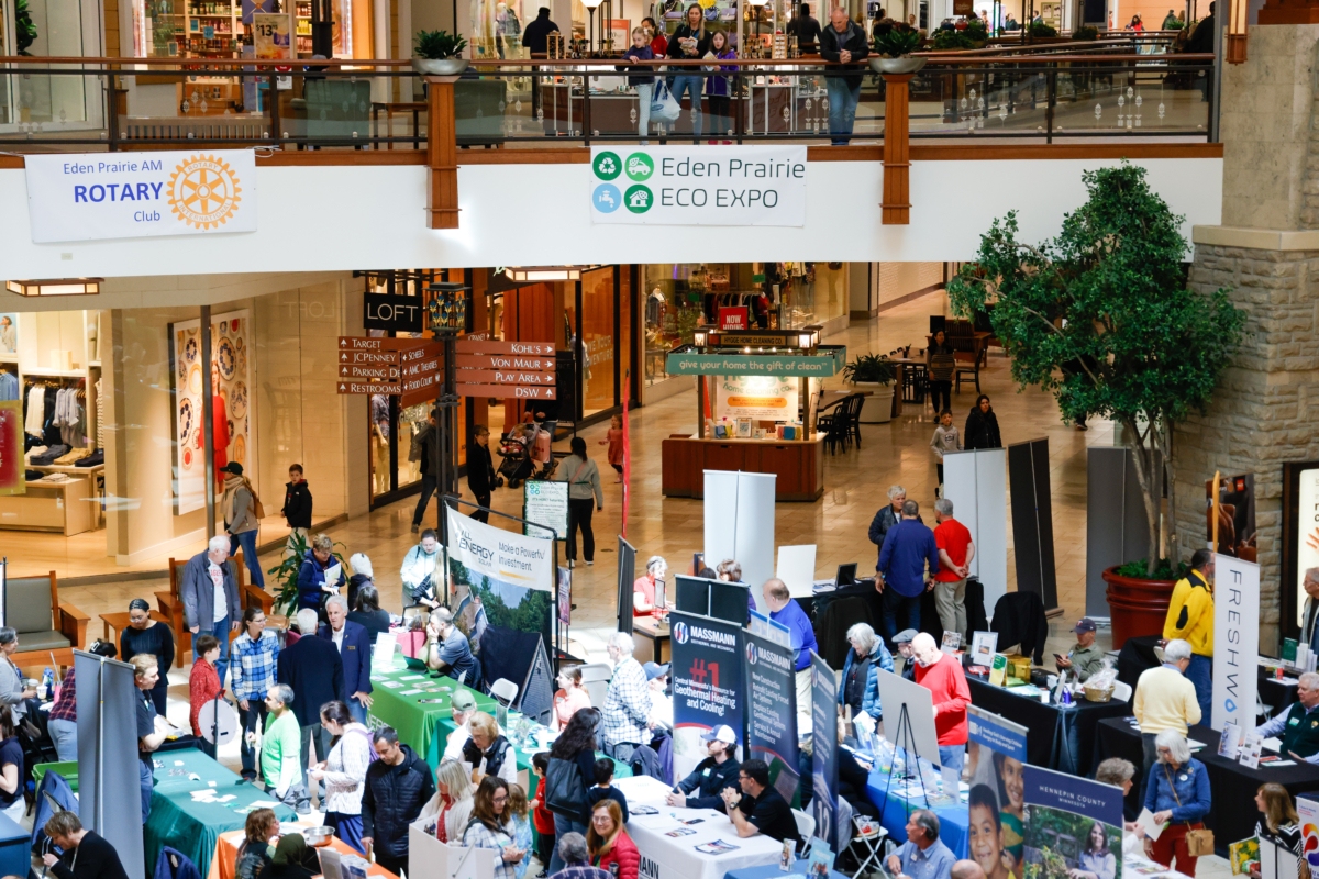 The third annual Eco Expo, hosted by the Eden Prairie AM Rotary Club, was held at Eden Prairie Center on April 20. Photos by Gillian Holte