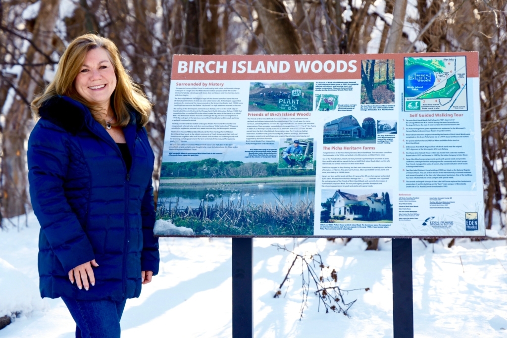 Graphic artist Katie Qualey. Feb 16, 2024 photo by Gillian Holte