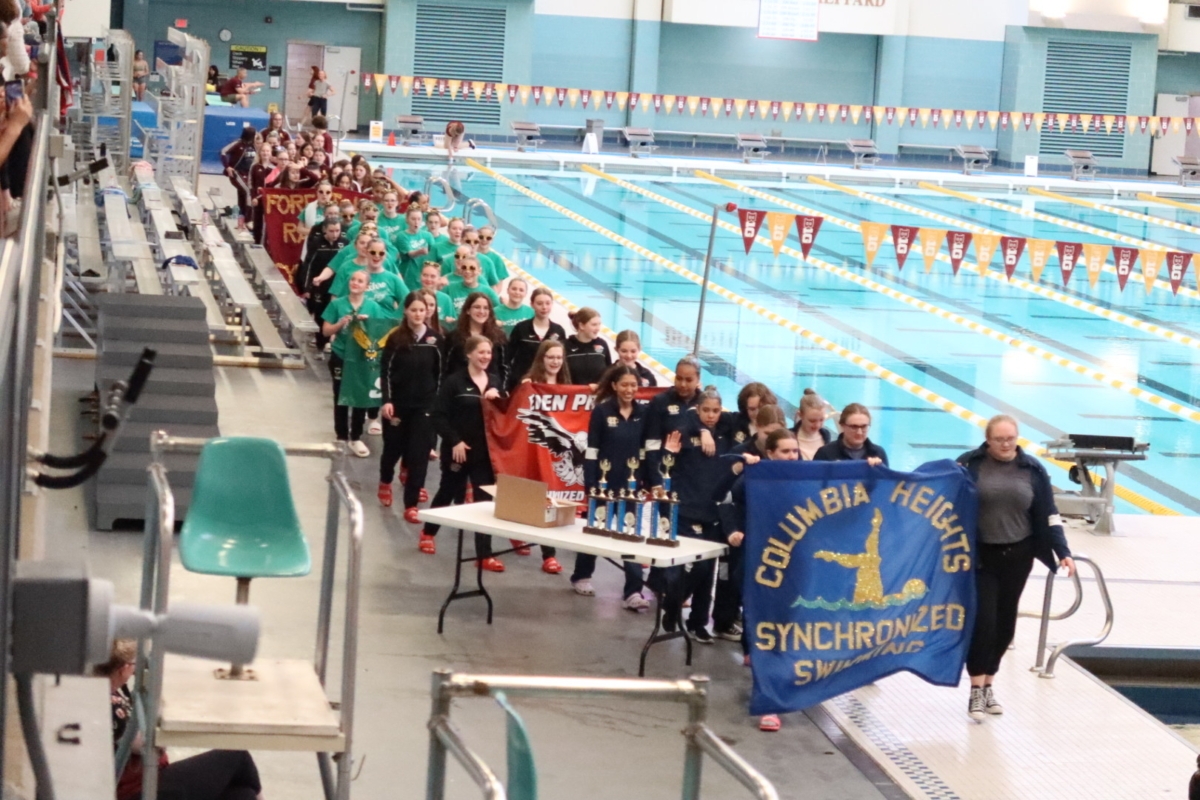 The Eden Prairie High School synchronized swimming team placed seventh overall in the 2024 state meet, the team's best showing in recent years. Submitted photo