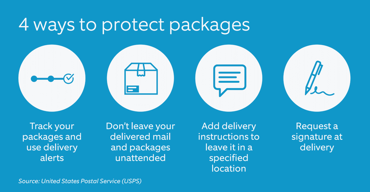 Police highlight arrest in blog post on package theft prevention