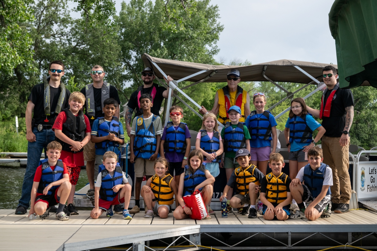 Cops teach kids the art of catch-and-release