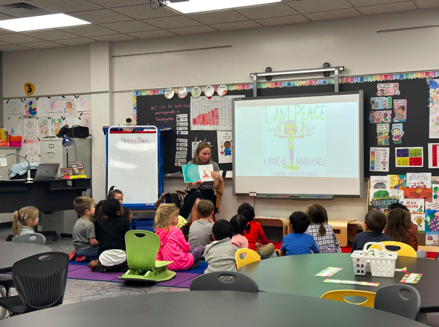 Prospective students at a Kindergarten Adventure Day in 2023. Source: Eden Prairie Schools