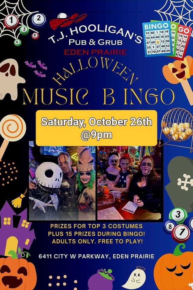 Halloween Music Bingo