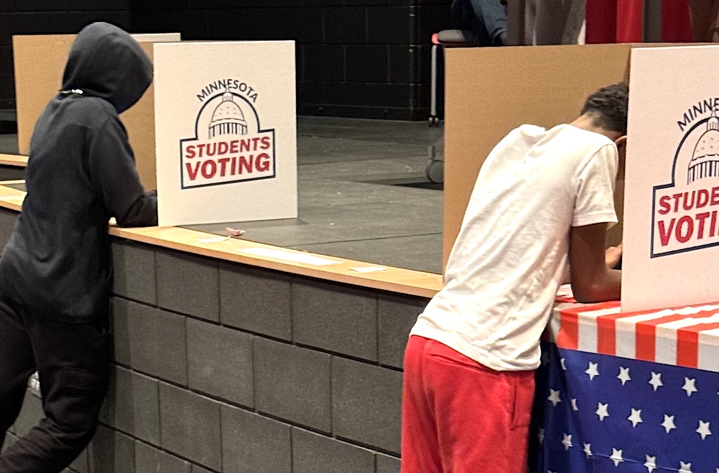 Students check the (ballot) box for civic engagement