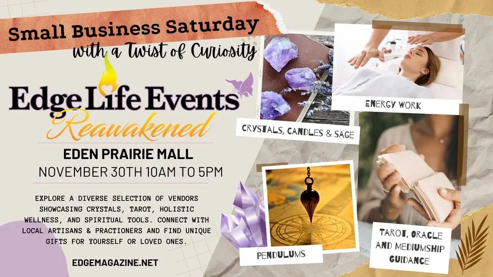 Edge Life ReAwaken Metaphysical Small Business Saturday