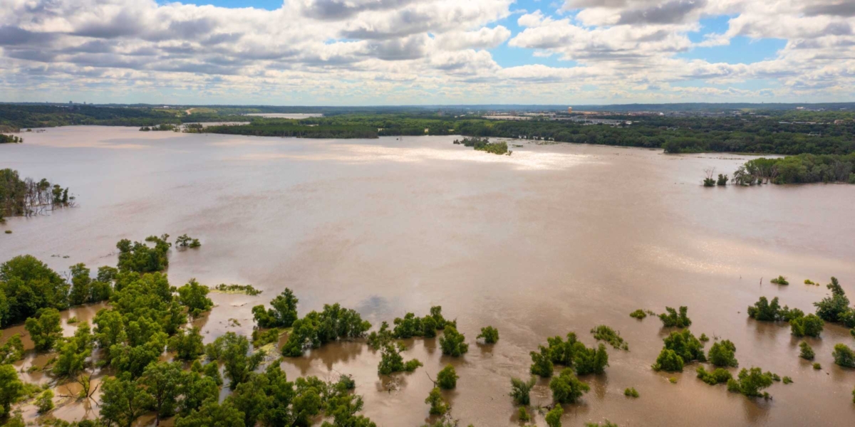 The Minnesota River, which forms Eden Prairie’s southern boundary, is the focus of a Jan. 8 listening session hosted by the Lower Minnesota River Watershed District. Photo courtesy of LMRWD