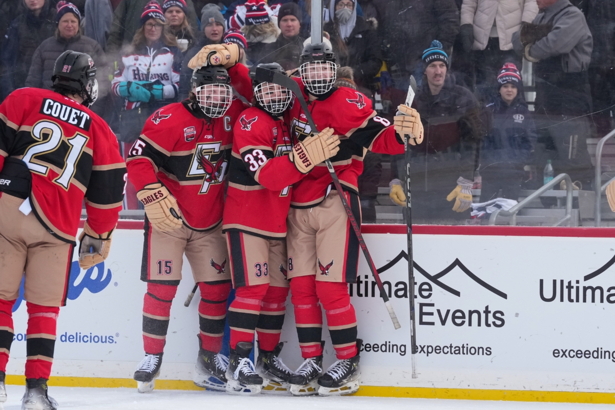 Eagles rise to the occasion for Hockey Day Minnesota