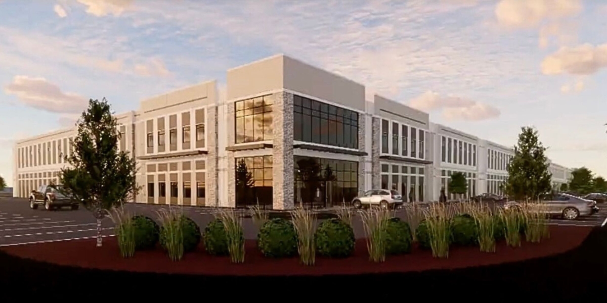 Endeavor Development provided this architectural rendering to the city for one of two proposed industrial buildings. It’s a change from a 2024 plan approved by the City of Eden Prairie, which proposed one large industrial building.