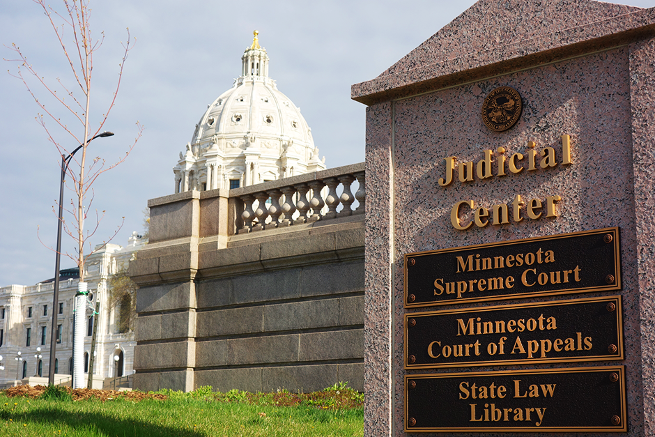 State Capitol Judicial Center. MinnPost photo by Peter Callaghan