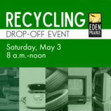 Recycling drop off day May 3 2025 graphic