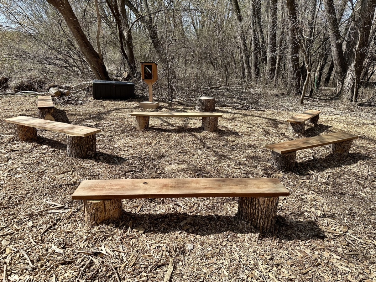 The outdoor classroom at Forest Hills. Photo by Rochelle Spanel