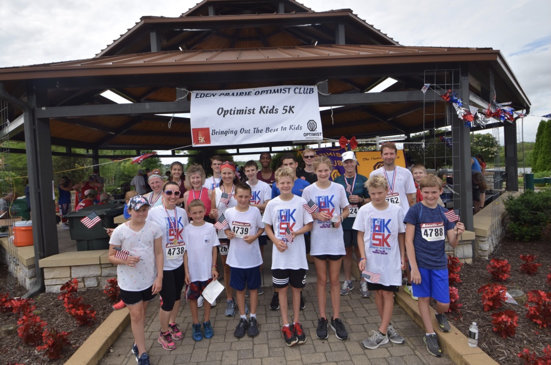 The Eden Prairie Optimist Club’s 11th annual Optimist Kids (OK) 5K walk/run is set for 9 a.m. Saturday, June 28, at Purgatory Creek Park, 13001 Technology Drive. Proceeds support local youth programs, including a Valleyfair trip for elementary school patrol members, essay and oratorical contests, the Central Middle School Youth Appreciation Award, and more.