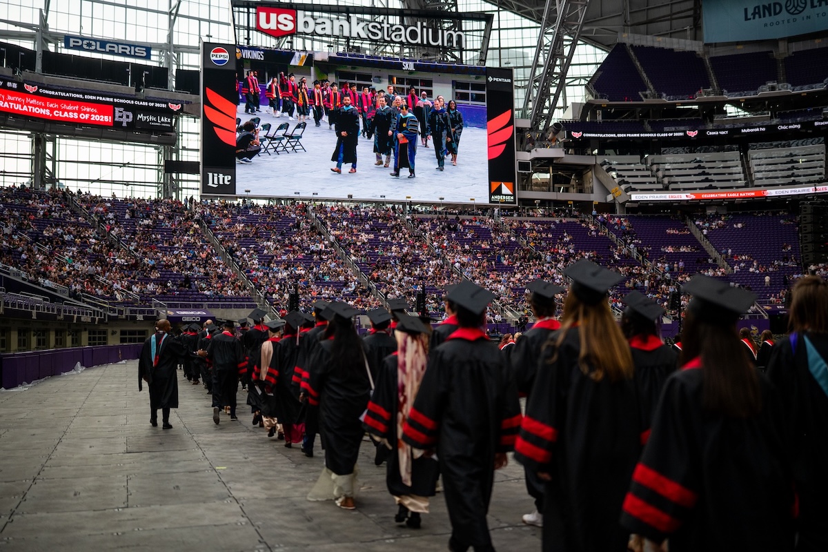 Cheers, caps and memories as Eden Prairie Schools’ Class of 2025 graduates