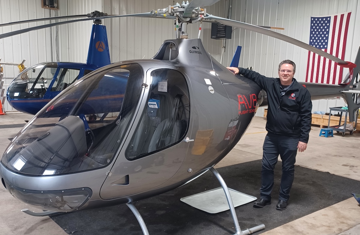 George Lichty is the general manager and chief helicopter instructor at AV8 Flight School at Flying Cloud Airport.
