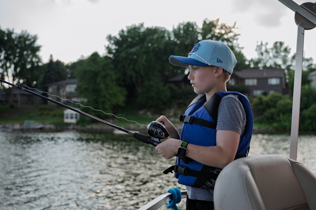 Cops and Bobbers reels in fun on the lake