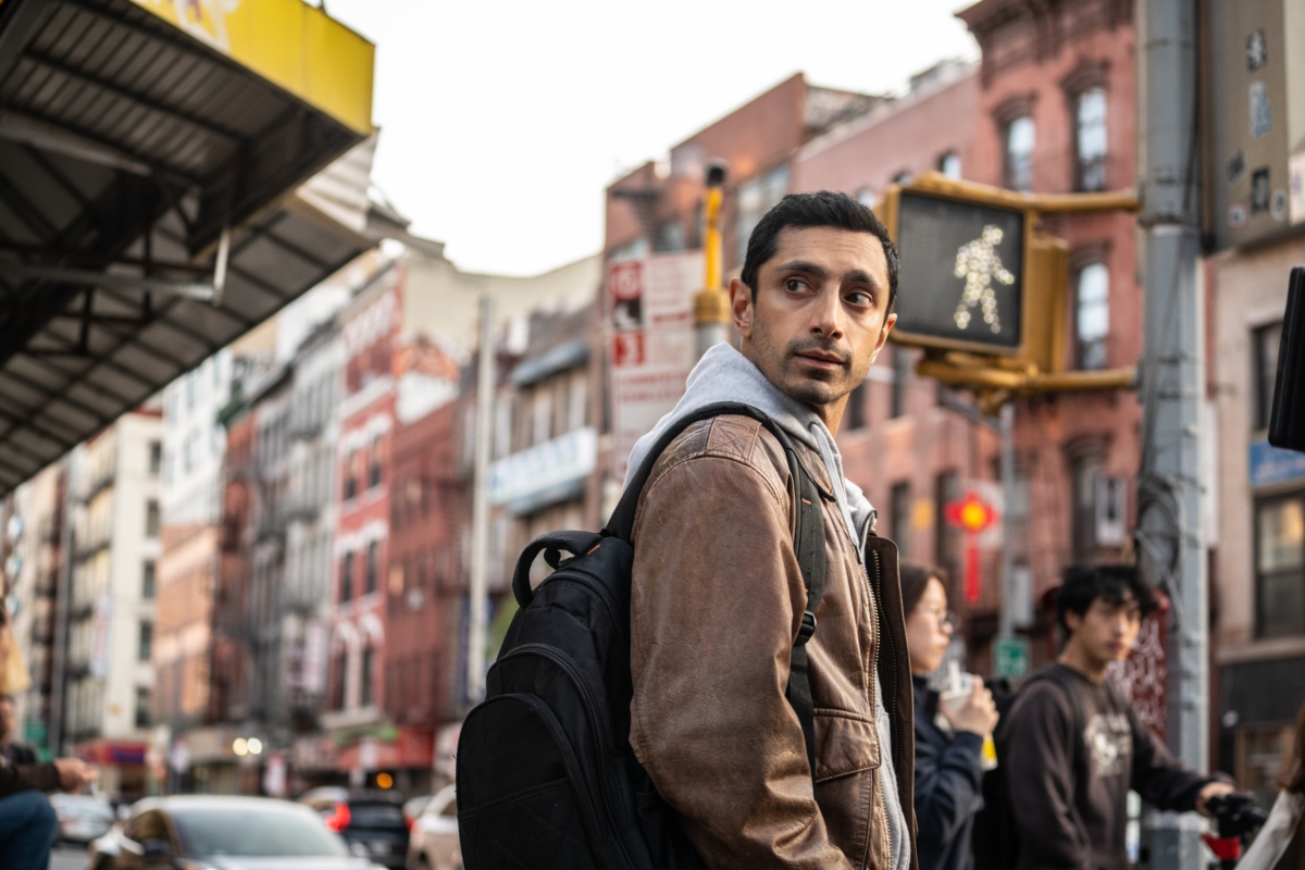 Actor Riz Ahmed in the film, Relay