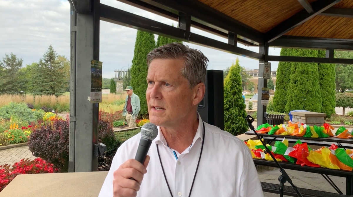 Master of Ceremony Brad Canham.