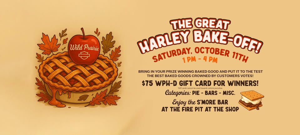 Great Harley Bake-off 2025 graphic