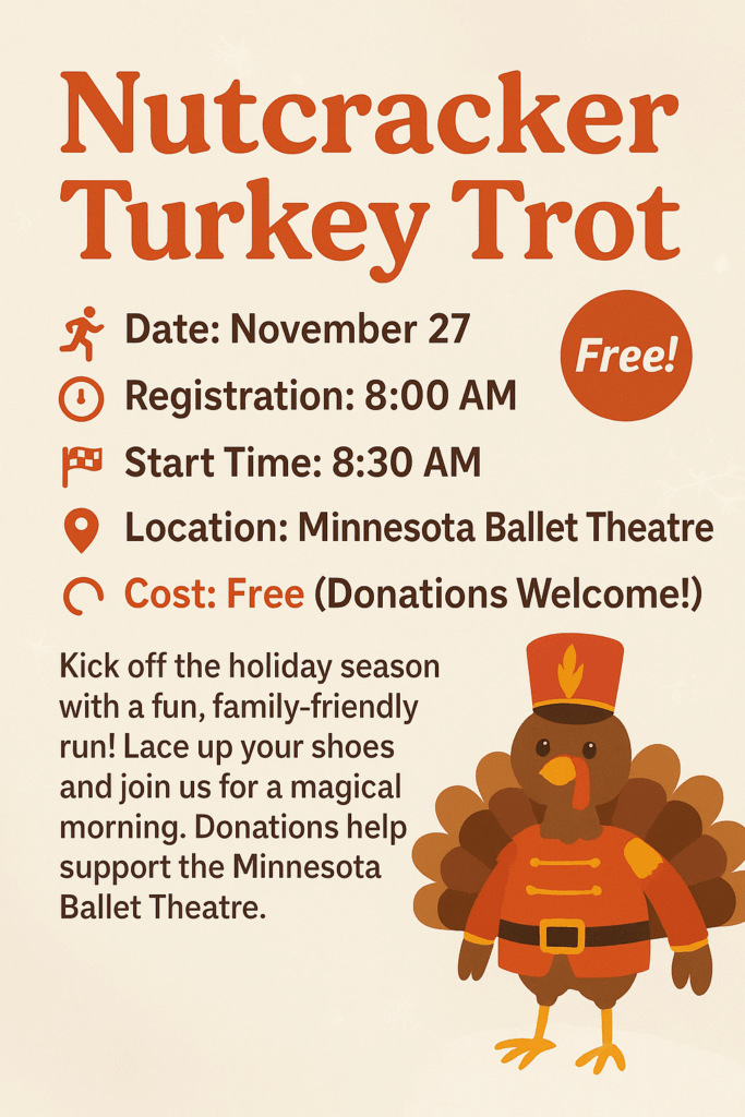 Nutcracker Turkey Trot 2025 graphic