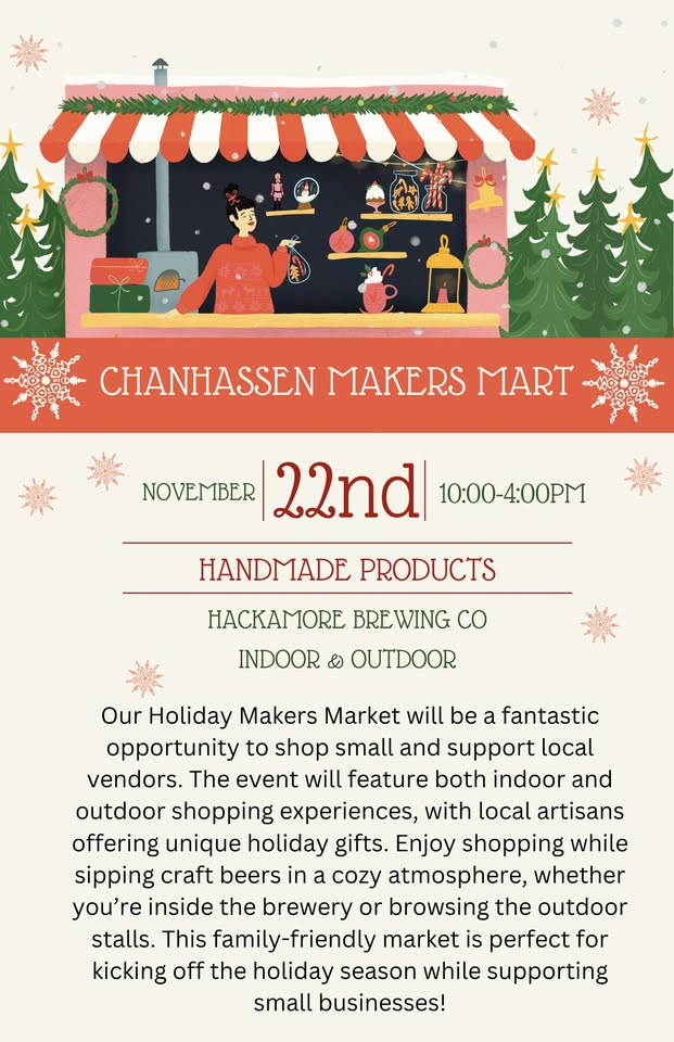 Holiday Makers Market at Hackamore 2025 graphic