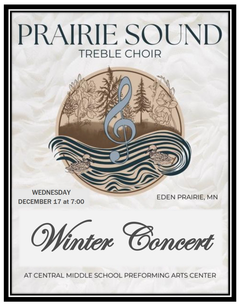 Prairie Sound Winter Concert 2025 graphic